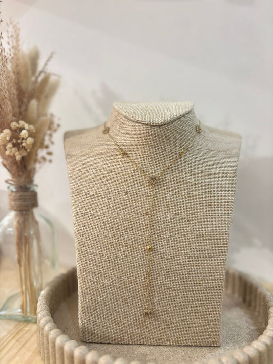 Collier Y Lorelei en acier inoxydable