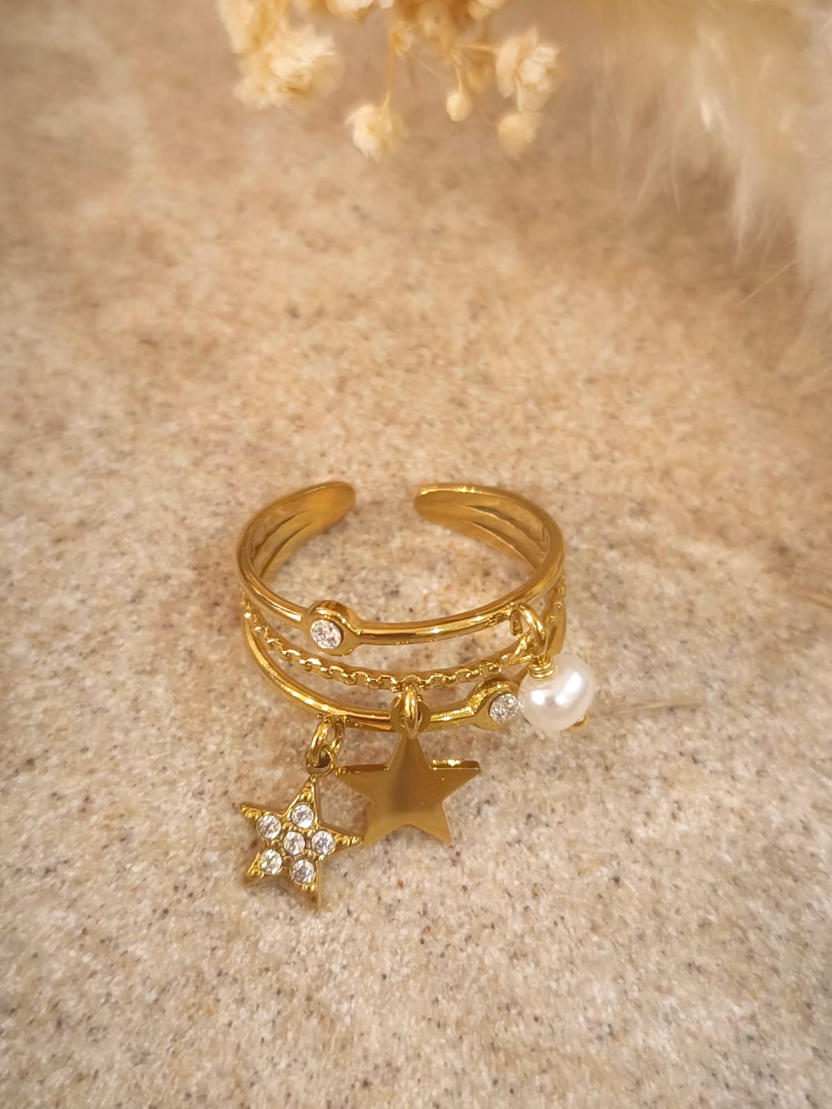 Bague Pauline en acier inoxydable