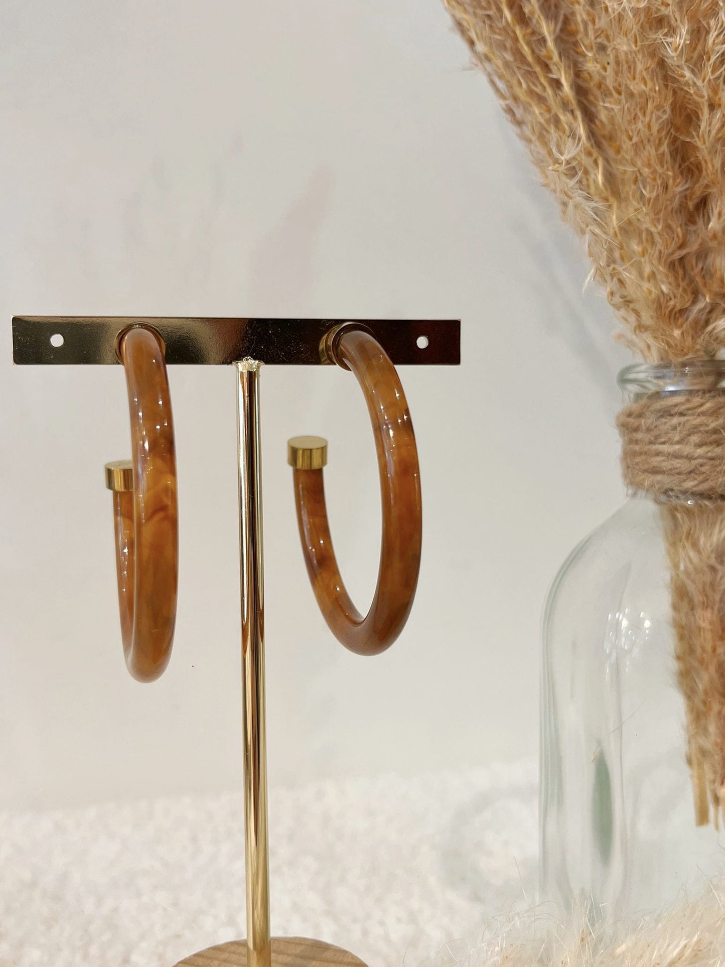 Boucles d’oreilles Mathilde en acier inoxydable