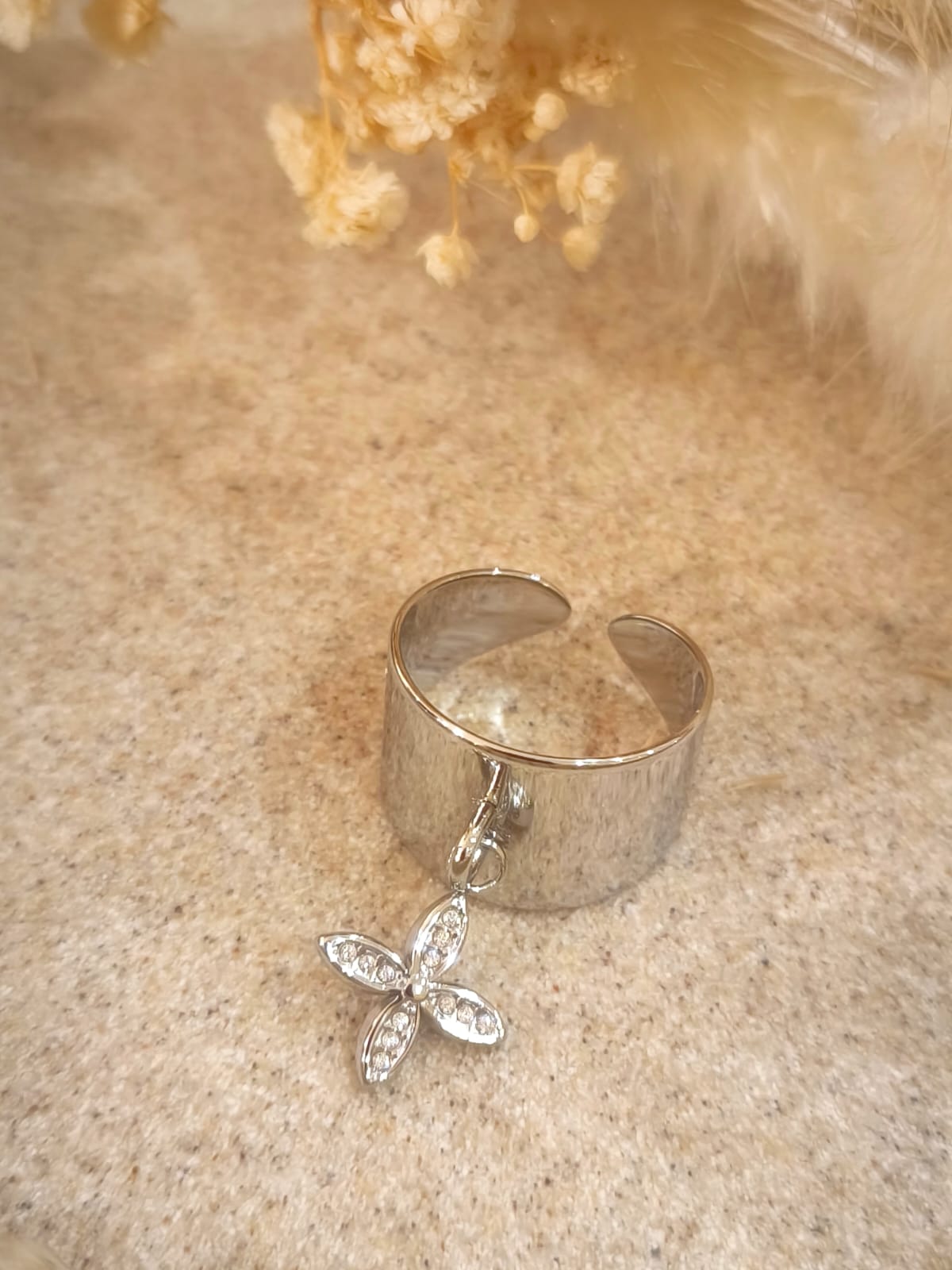 Bague lyana en acier inoxydable