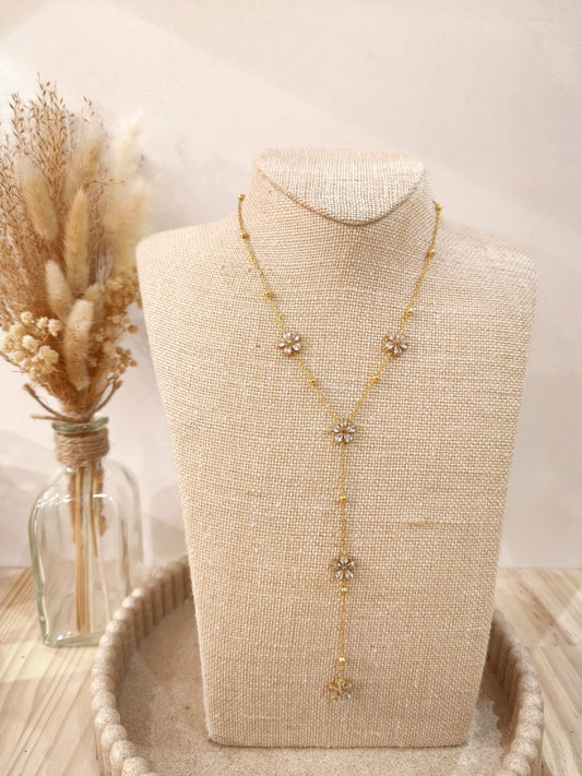 Collier Y Soraya en acier inoxydable