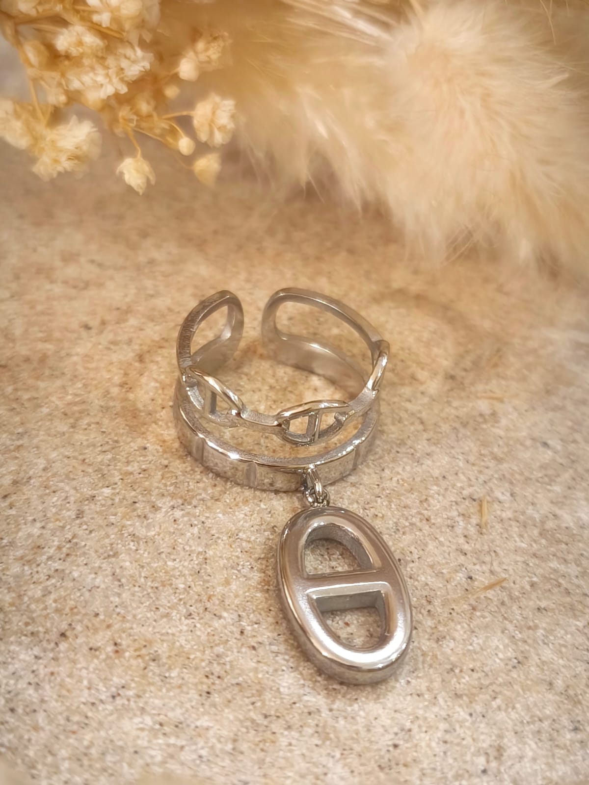 Bague Laure en acier inoxydable