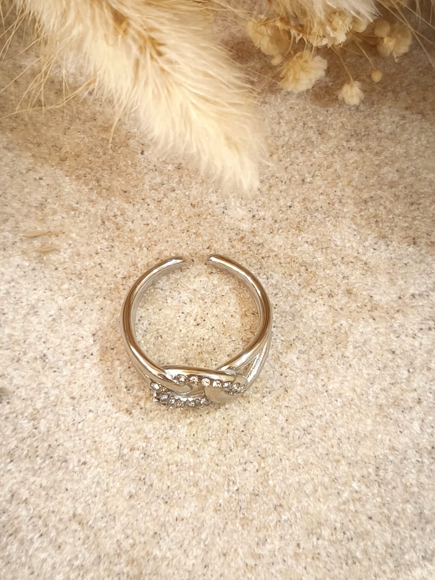 Bague Lya en acier inoxydable