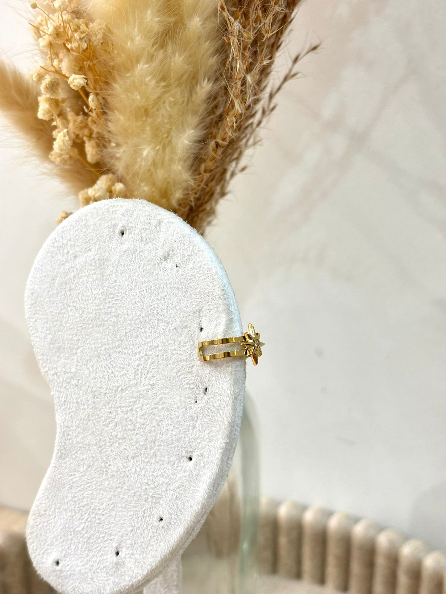 Bijou d'oreille Selina en acier inoxydable