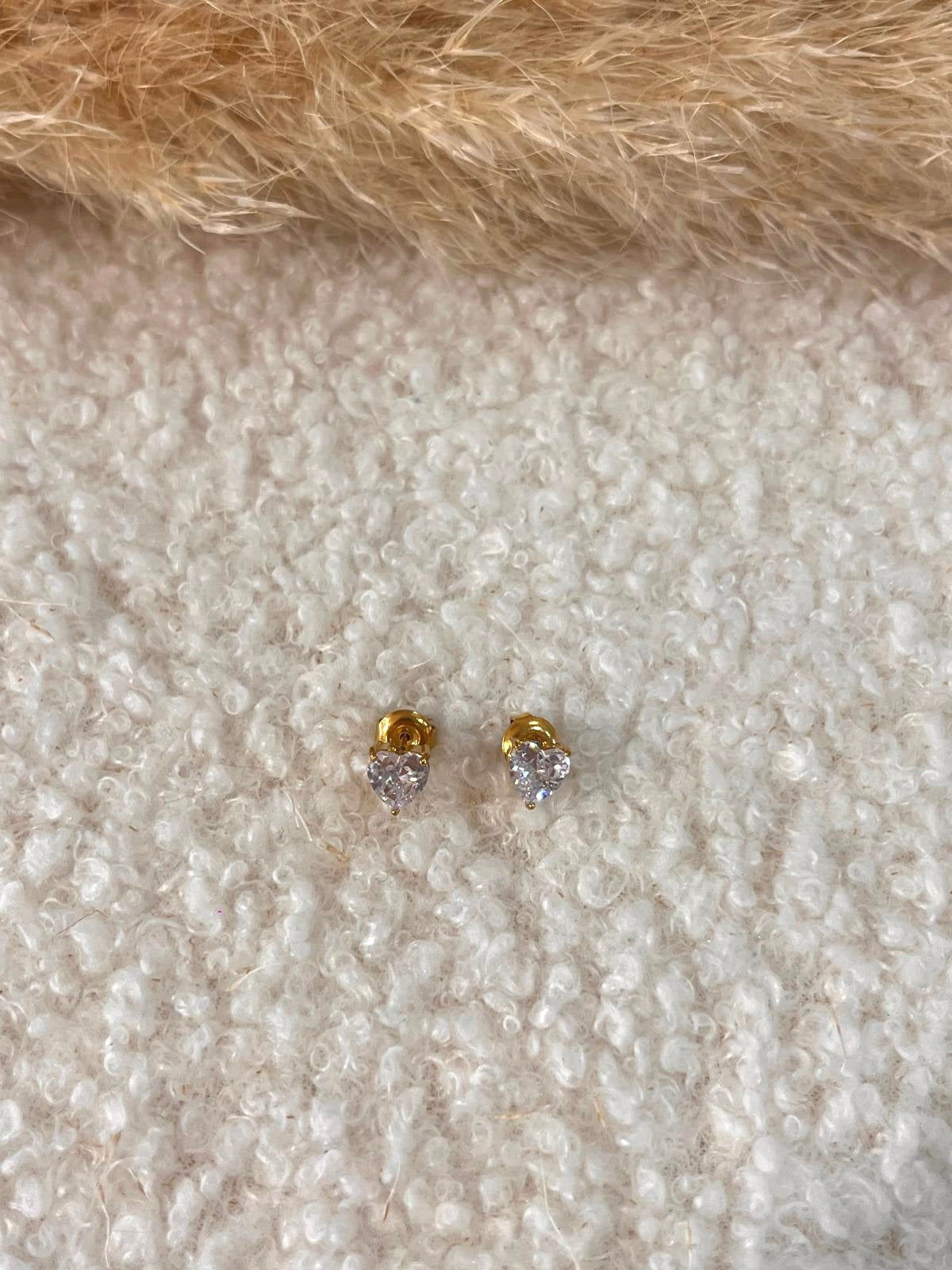 Puces d’oreilles Romy en acier inoxydable