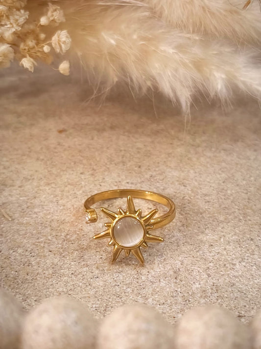 Bague Sidonie anti-stress en acier inoxydable