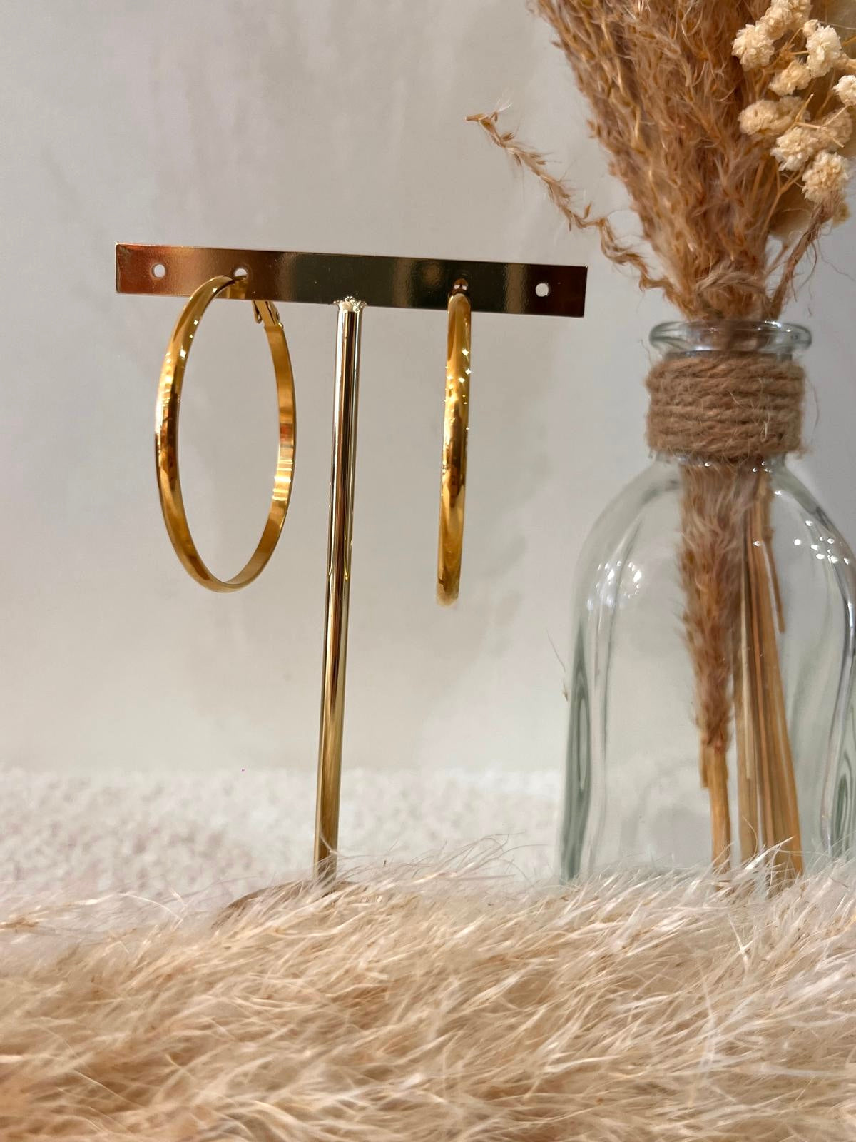 Boucles d’oreilles Emilie en acier inoxydable