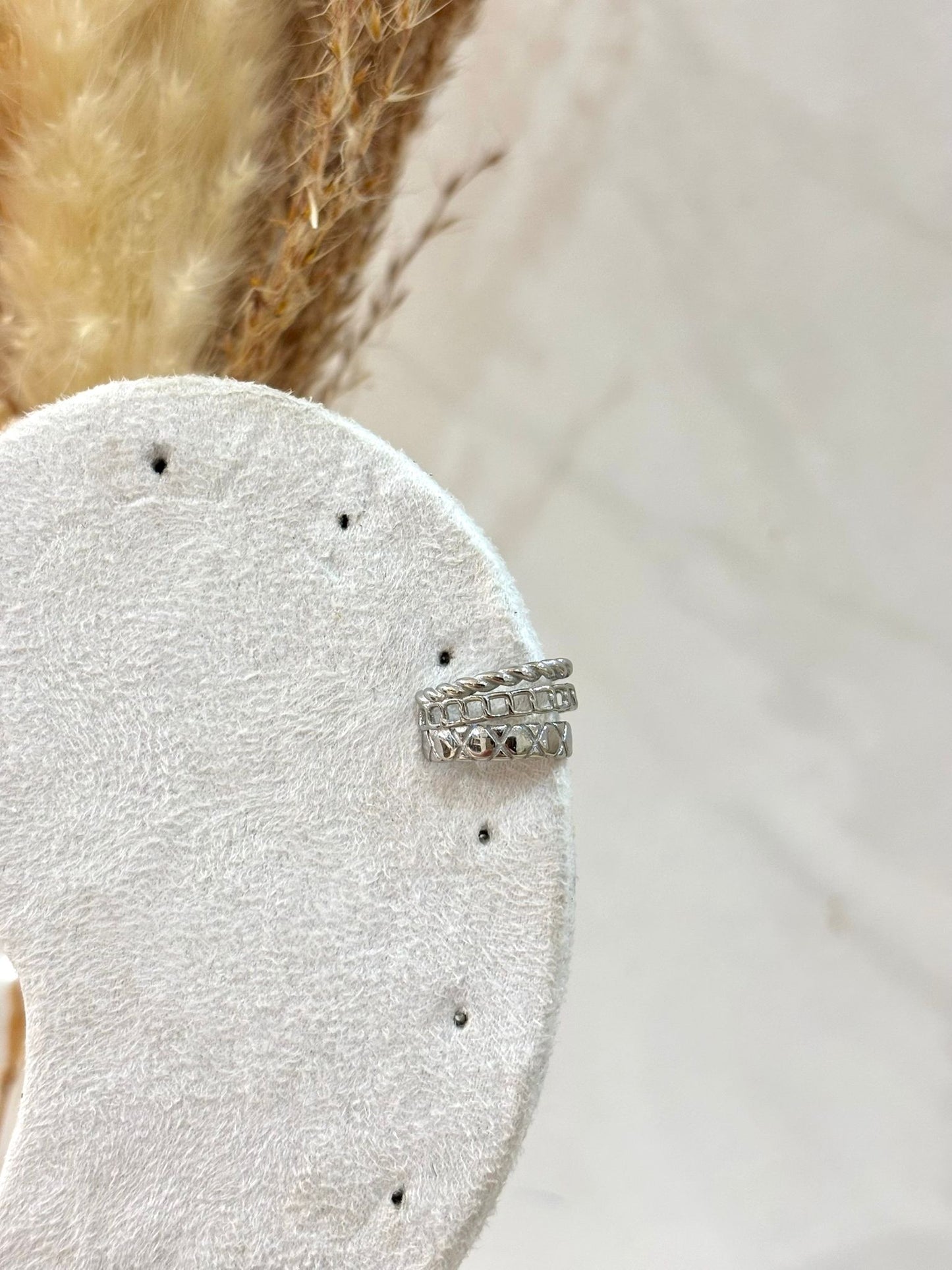 Bijou d'oreille Naelys en acier inoxydable