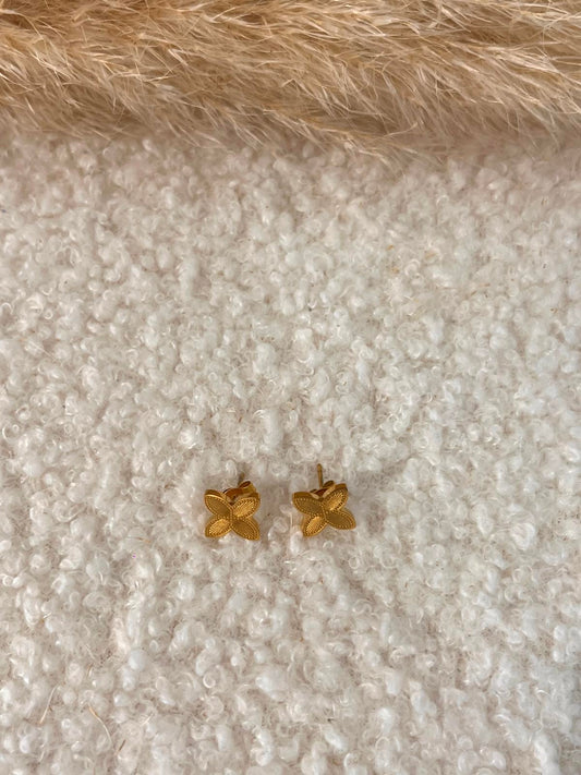 Puces d’oreilles Clarisse en acier inoxydable