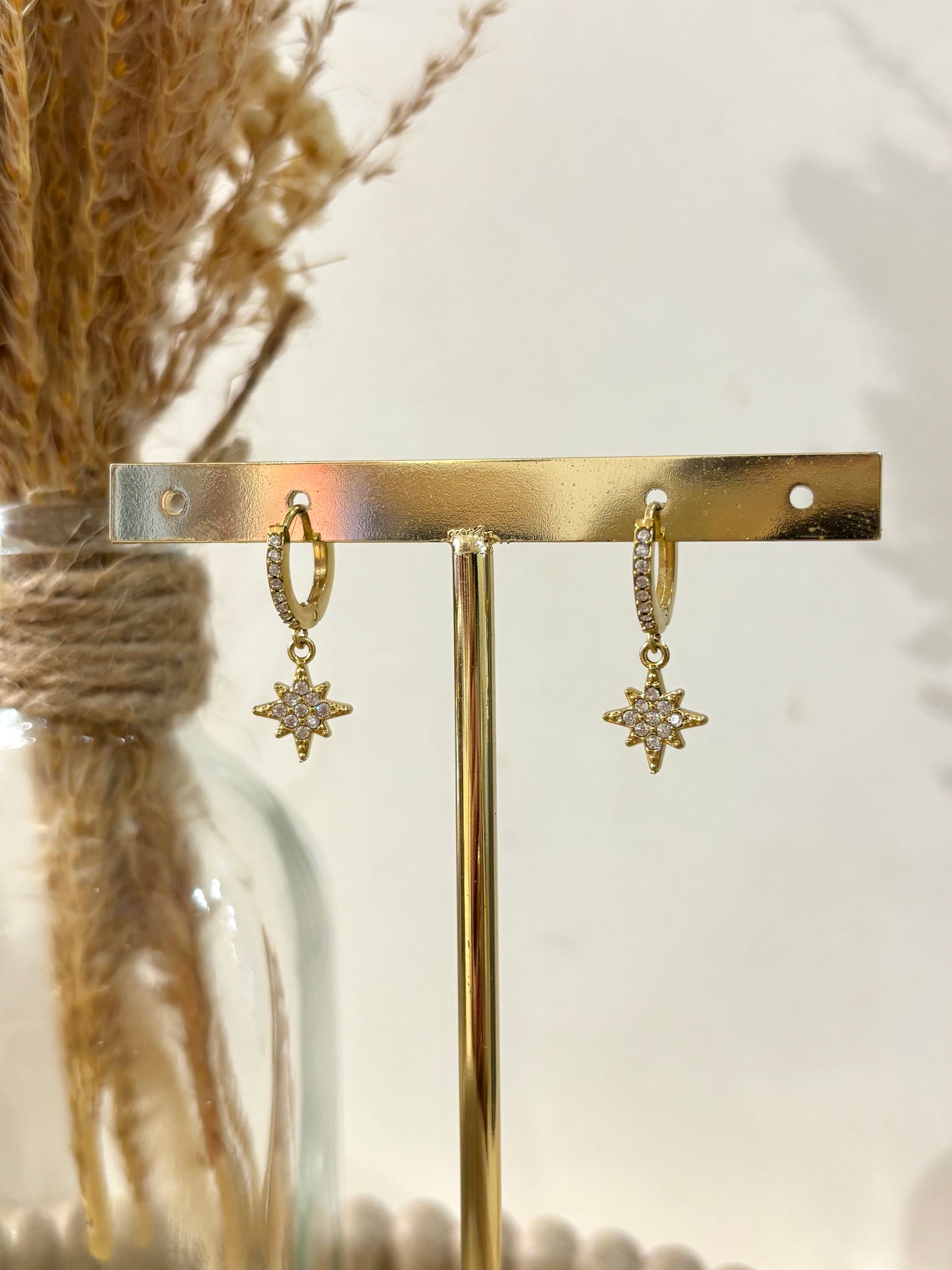 Boucles d’oreilles Lisa en acier inoxydable