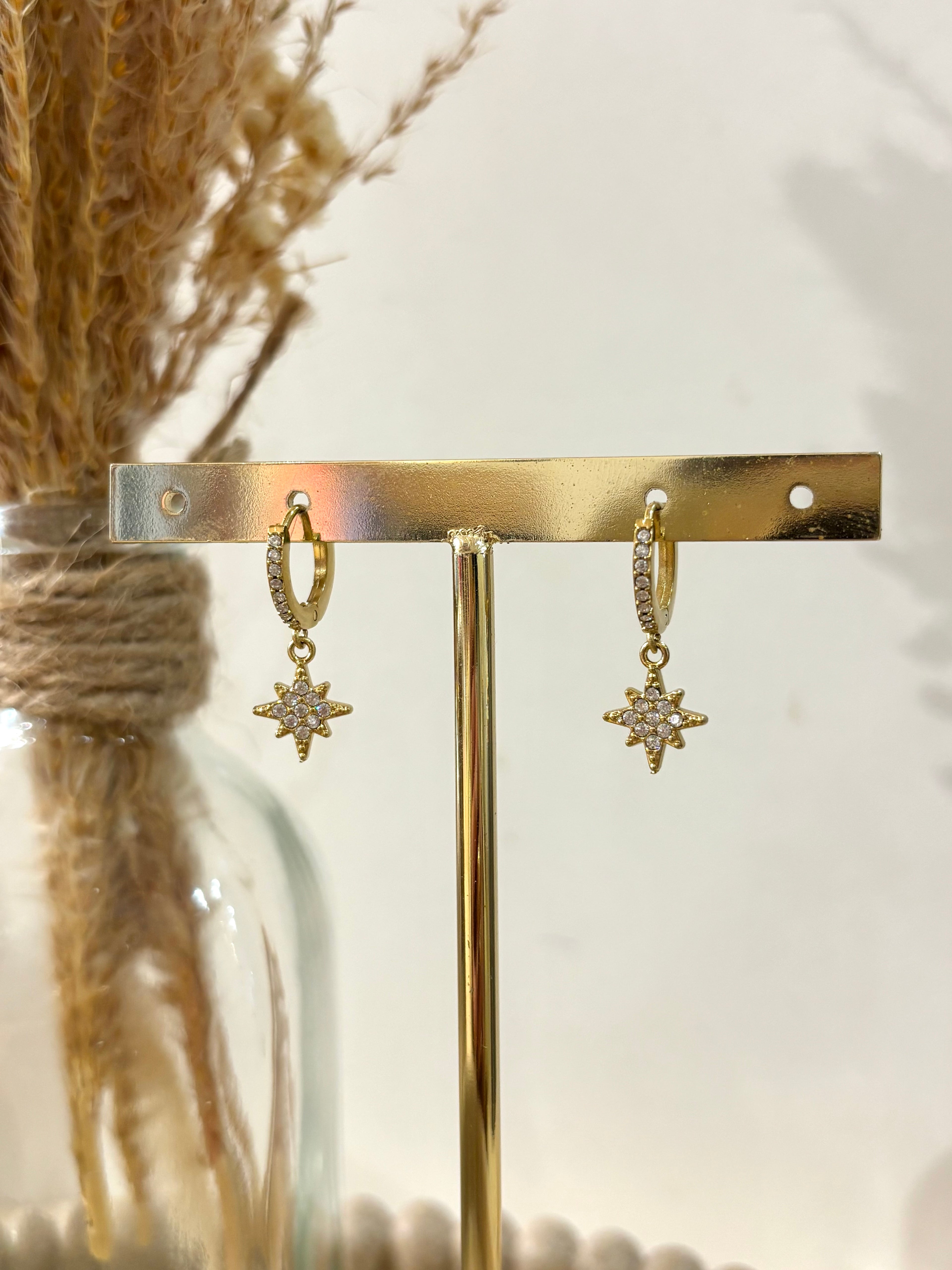 Boucles d’oreilles Lisa en acier inoxydable