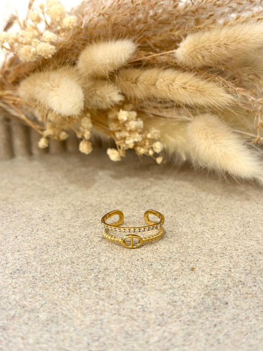 Bague Tiana en acier inoxydable