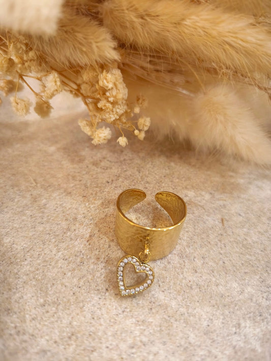 Bague Coralie en acier inoxydable