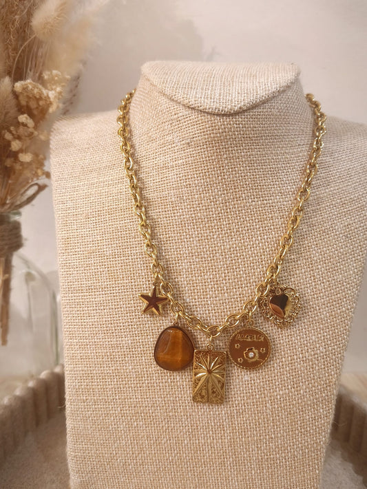 Collier julien en acier inoxydable