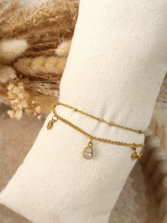 Bracelet Laurie en acier inoxydable