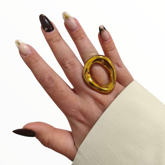 Bague best seller Carenza en acier inoxydable