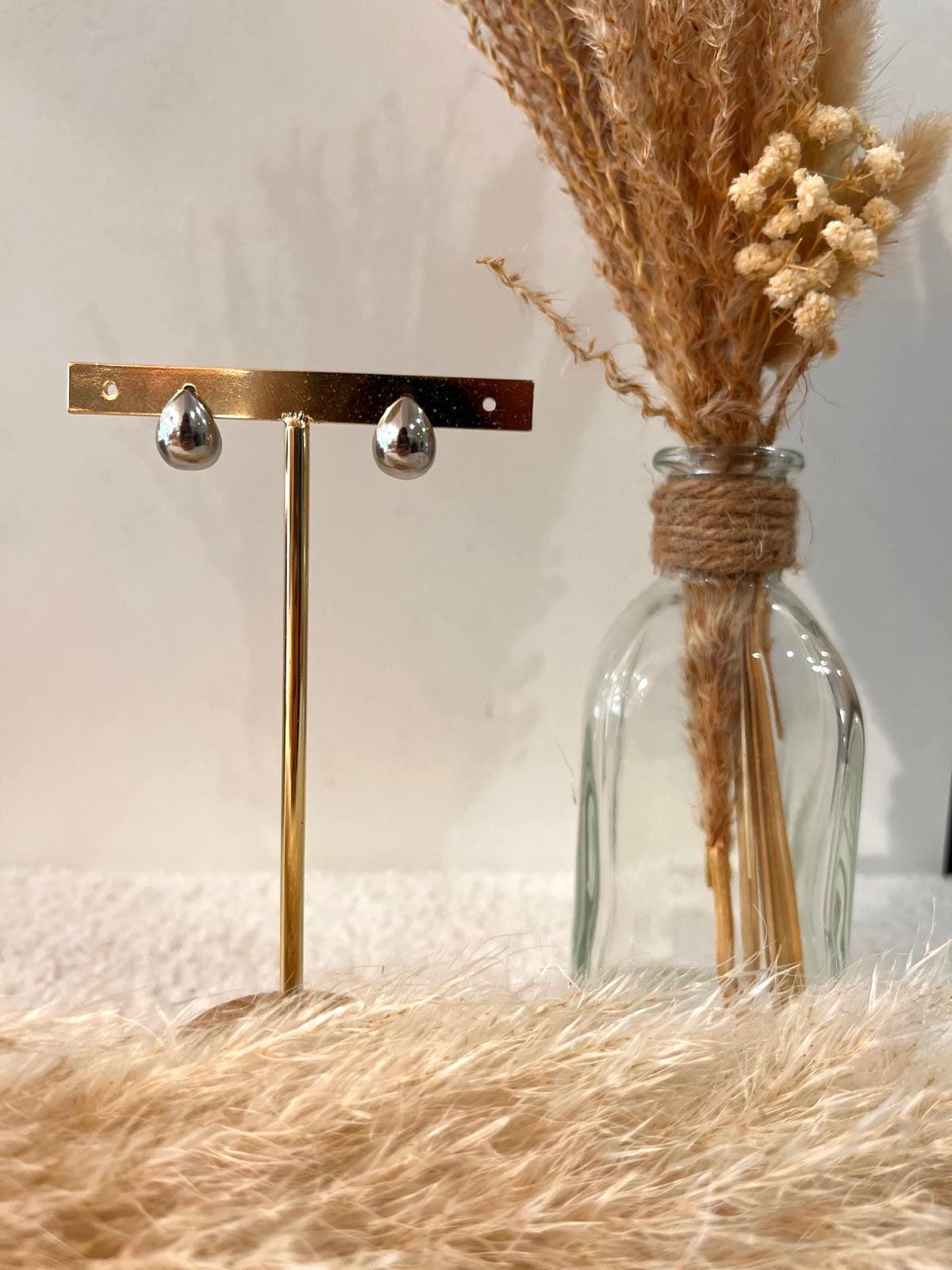 Boucles d’oreilles Honorine en acier inoxydable