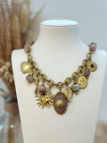 Collier à breloques Elenya en acier inoxydable