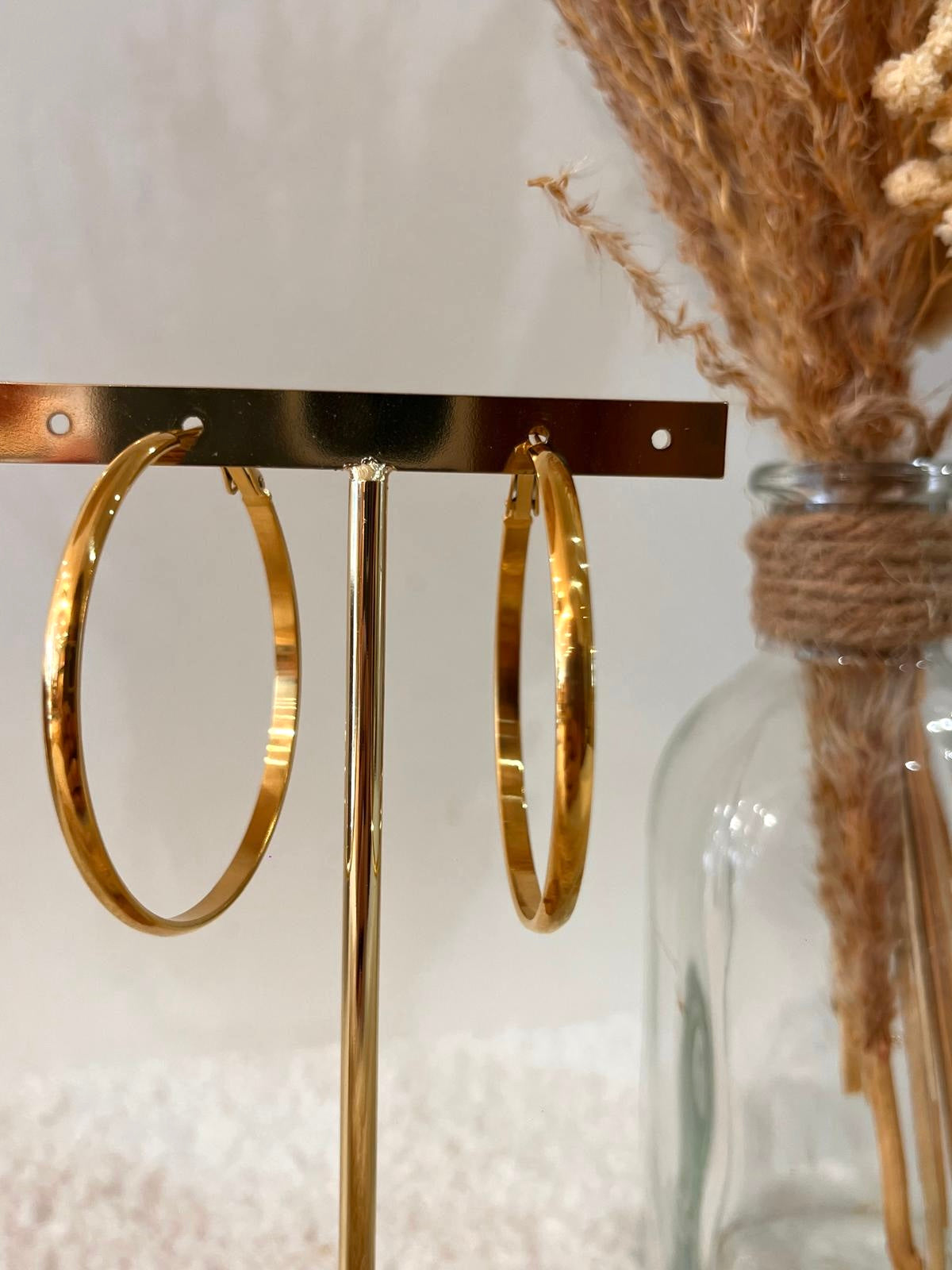 Boucles d’oreilles Emilie en acier inoxydable