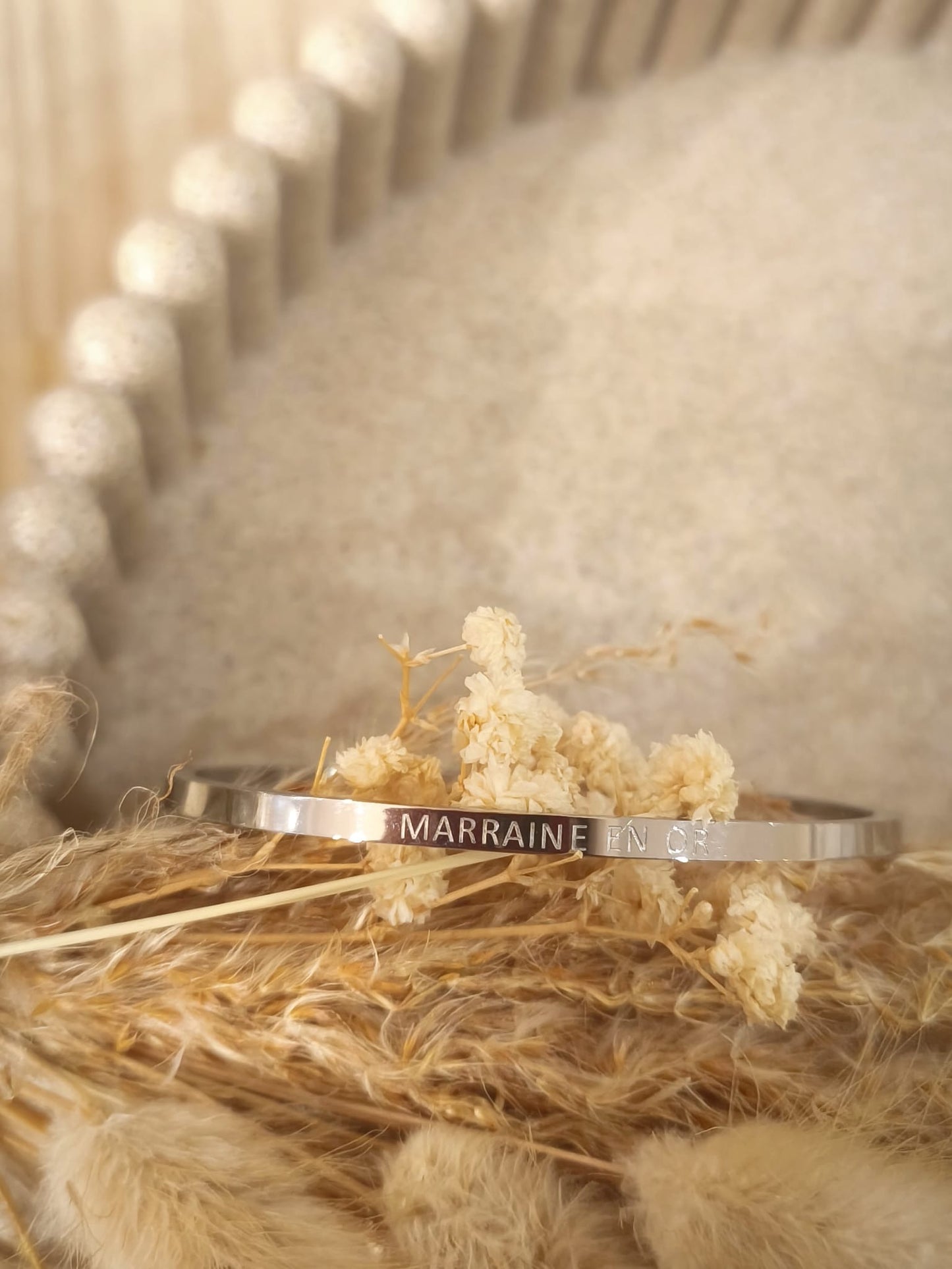 Jonc Marraine en Or en acier inoxydable