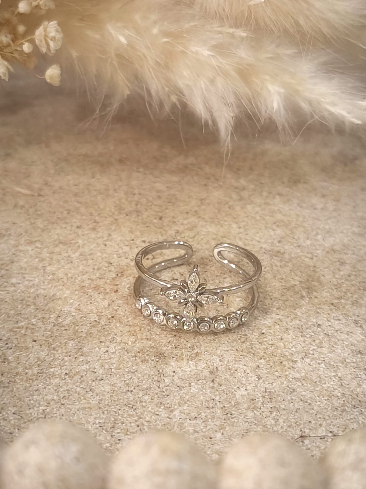 Bague Vanessa en acier inoxydable