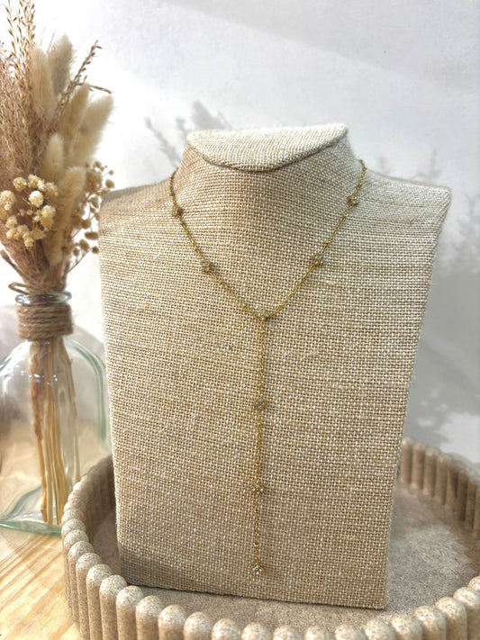 Collier Y Milie en acier inoxydable