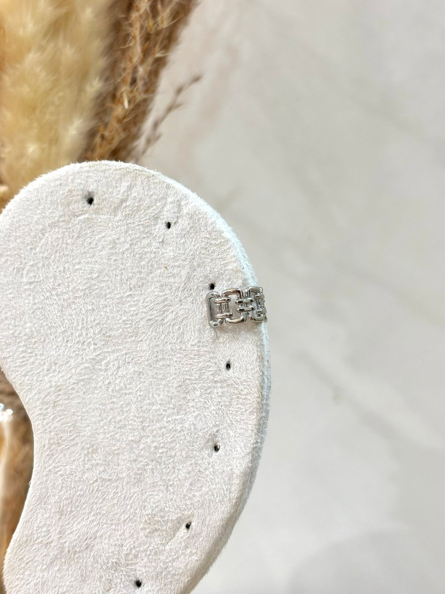 Bijou d'oreille Thais en acier inoxydable