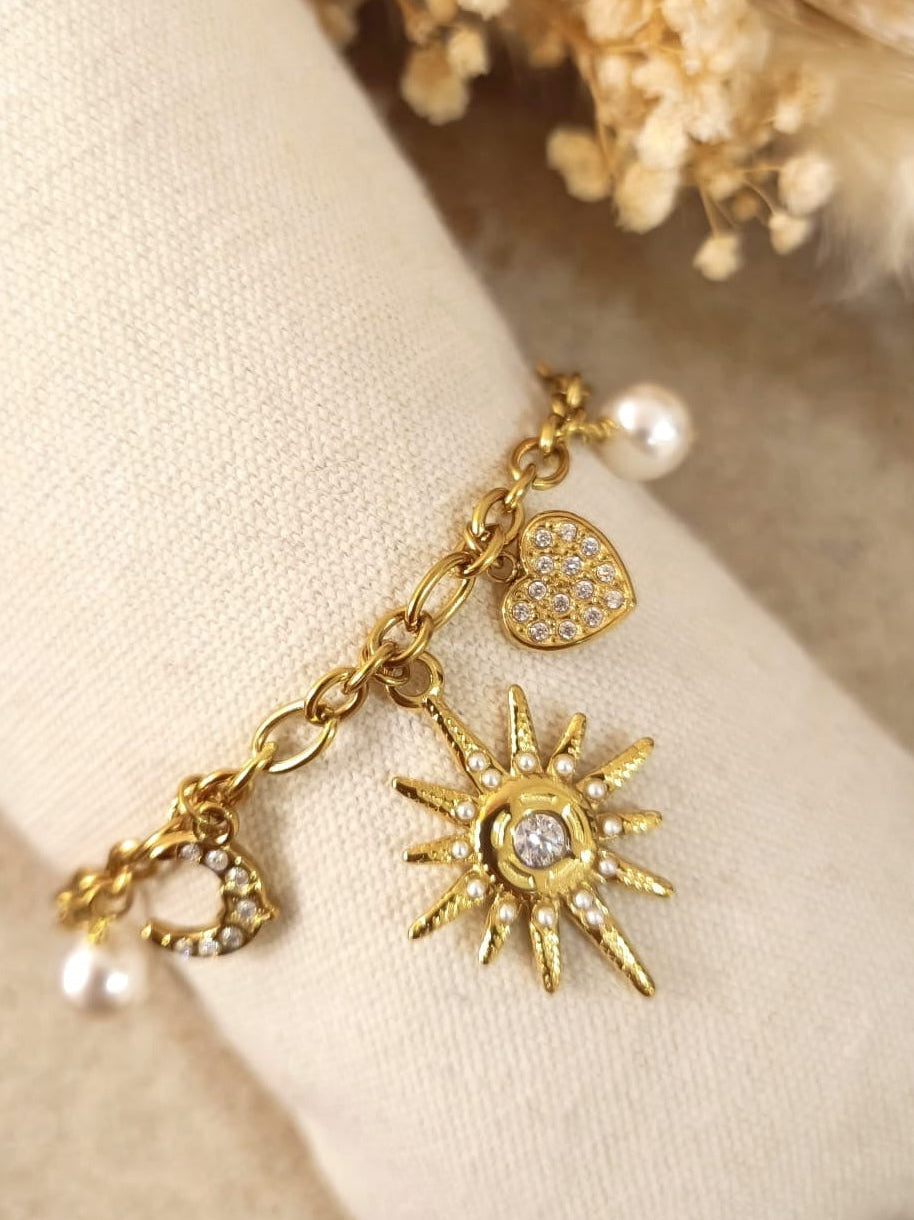 Bracelet Thara en acier inoxydable