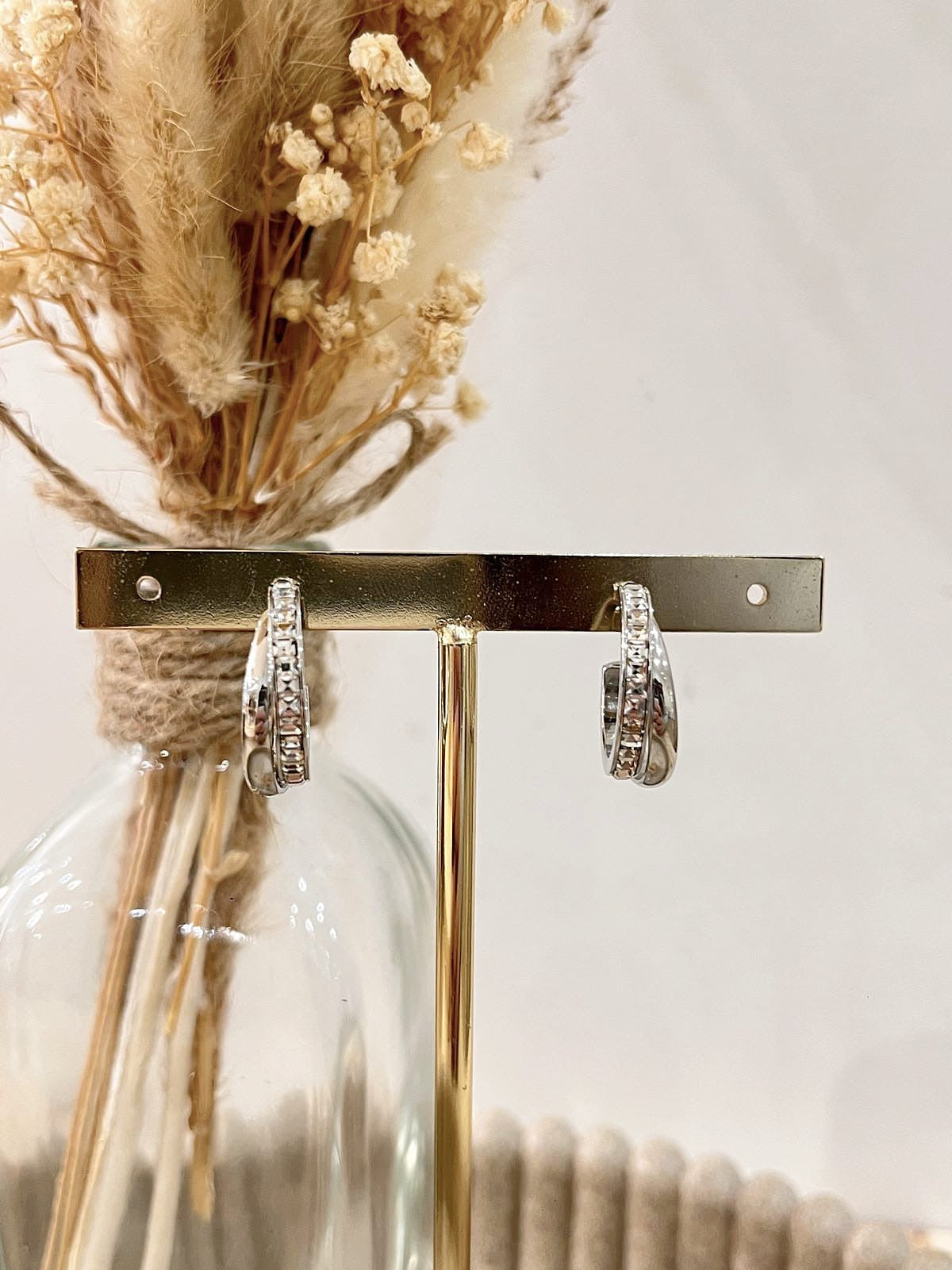 Boucles d'oreilles Alice en acier inoxydable