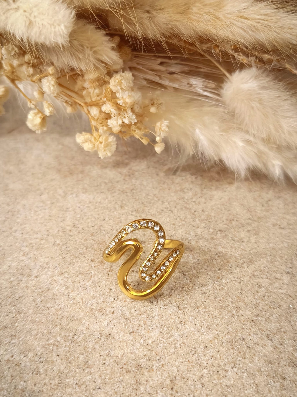 Bague Nymia en acier inoxydable
