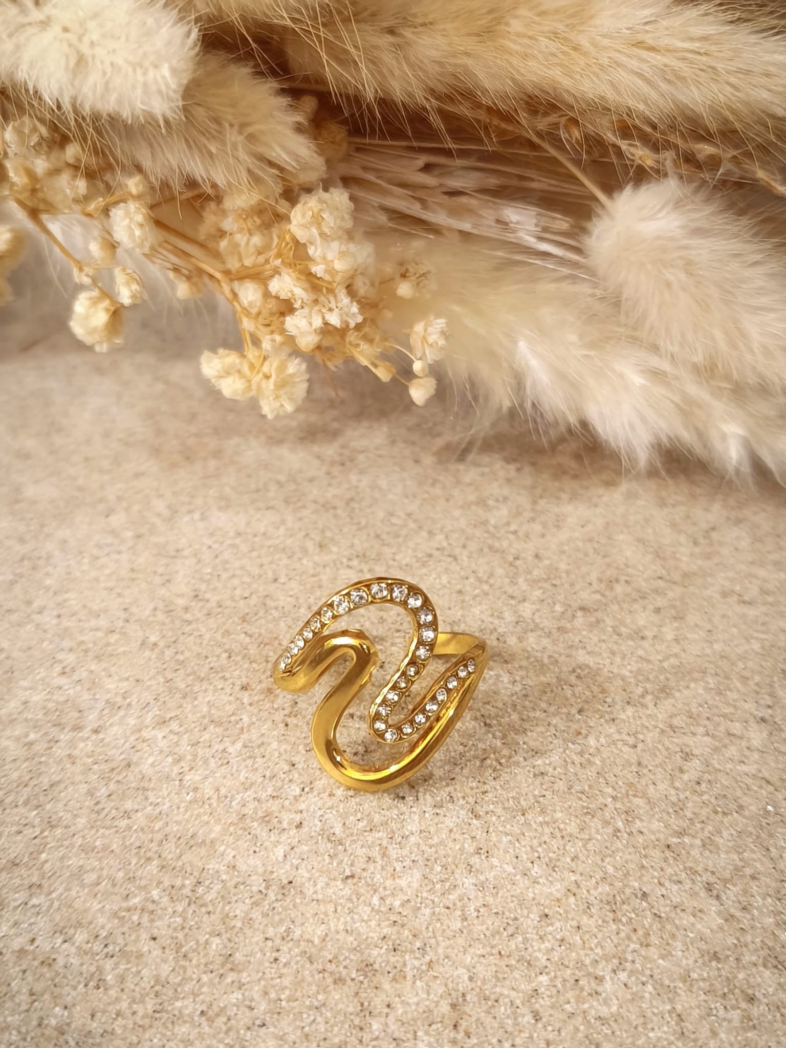 Bague Nymia en acier inoxydable