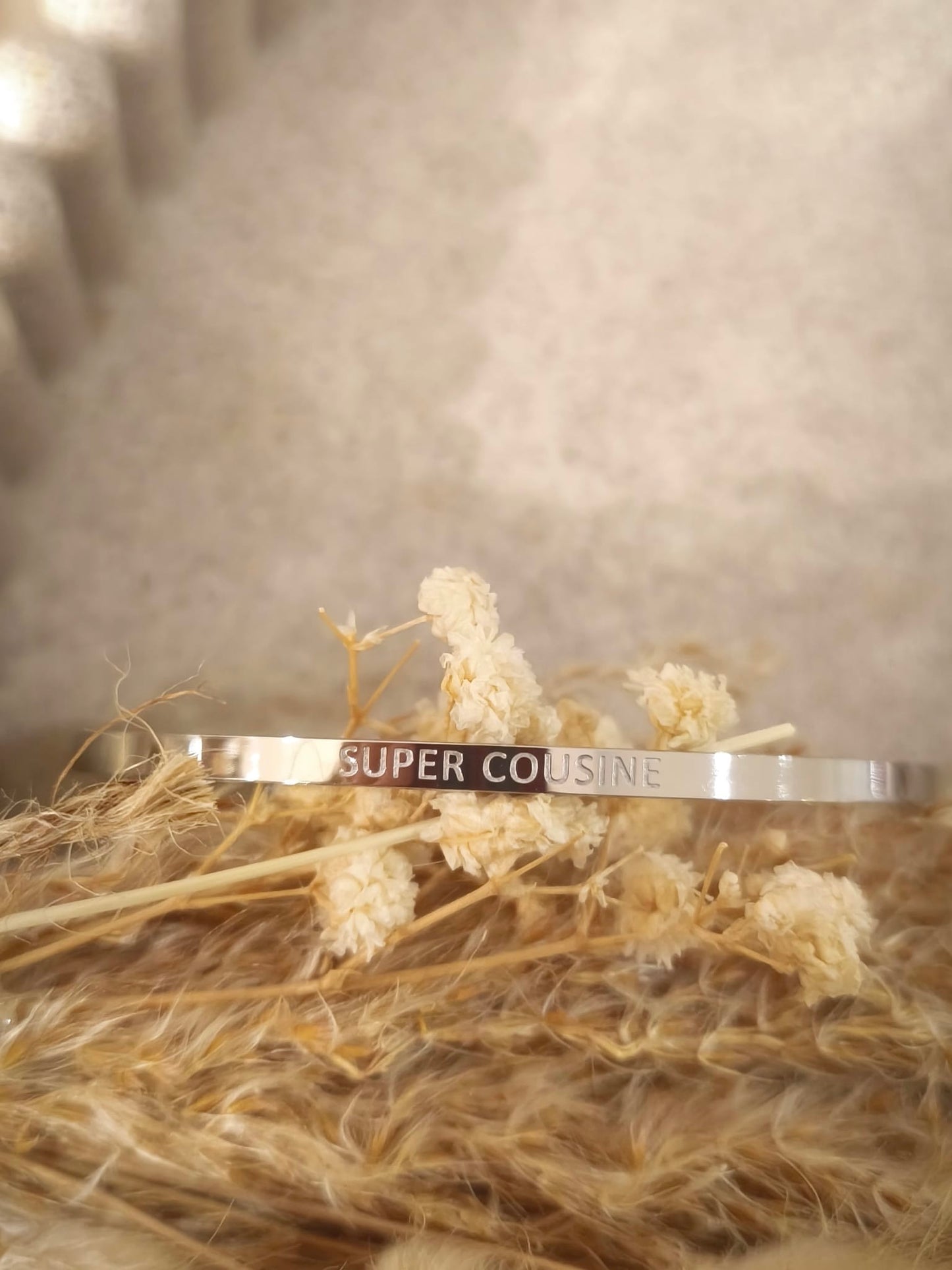 Jonc Super Cousine en acier inoxydable