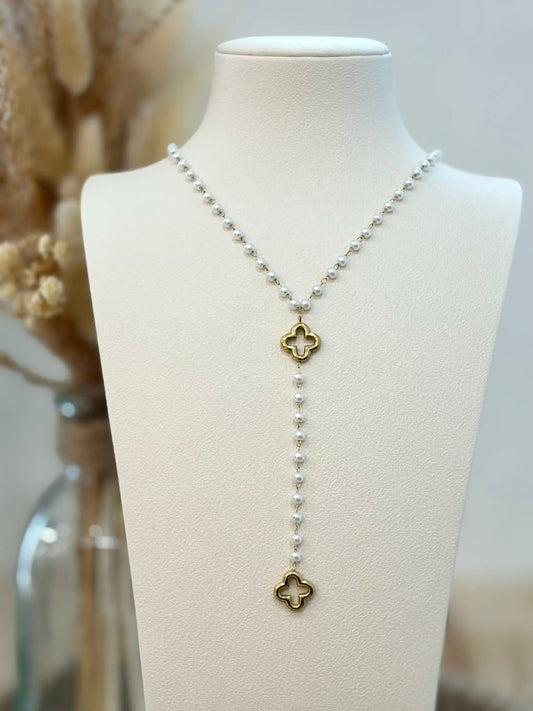 Collier Y Althéa en acier inoxydable