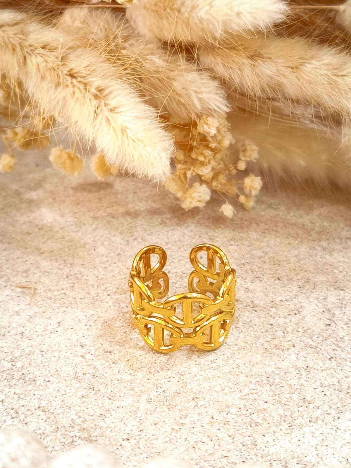 Bague Carine en acier inoxydable