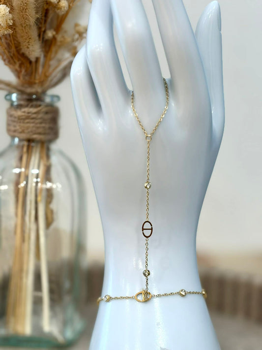 Chaîne de main Maëra en acier inoxydable