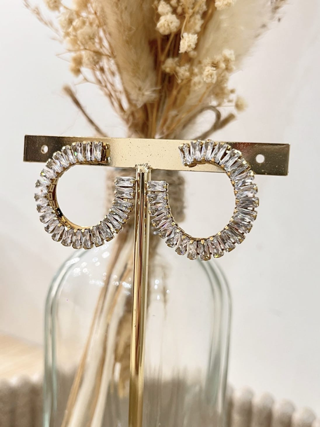 Boucles d'oreilles Lalie en acier inoxydable