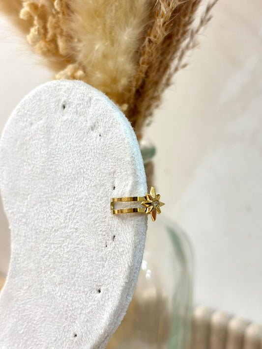 Bijou d'oreille Selina en acier inoxydable