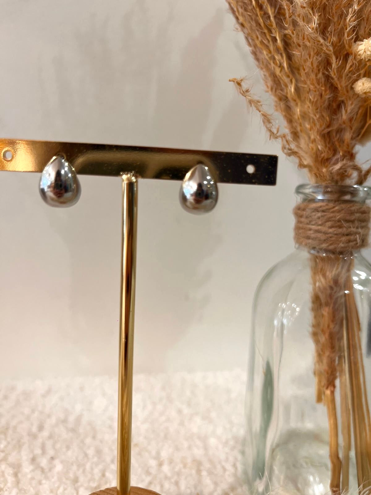 Boucles d’oreilles Honorine en acier inoxydable