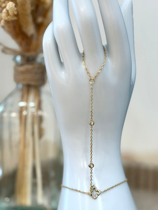 Chaîne de main Elorya en acier inoxydable