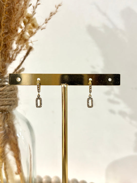 Boucles d’oreilles Marina en acier inoxydable