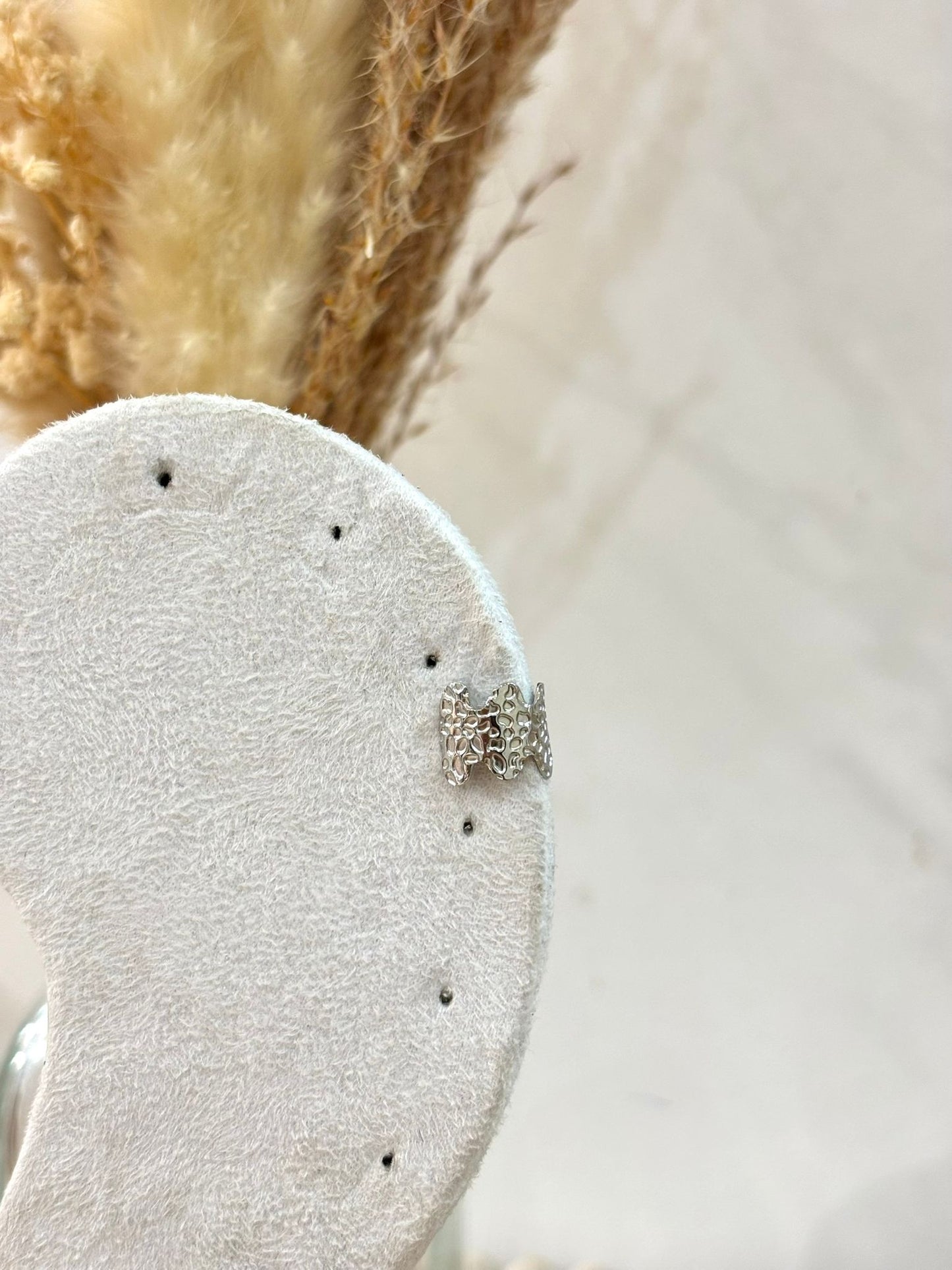 Bijou d'oreille Mireya en acier inoxydable