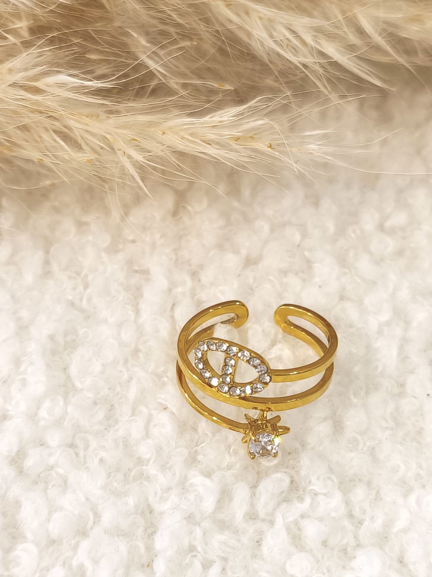 Bague Noélie en acier inoxydable
