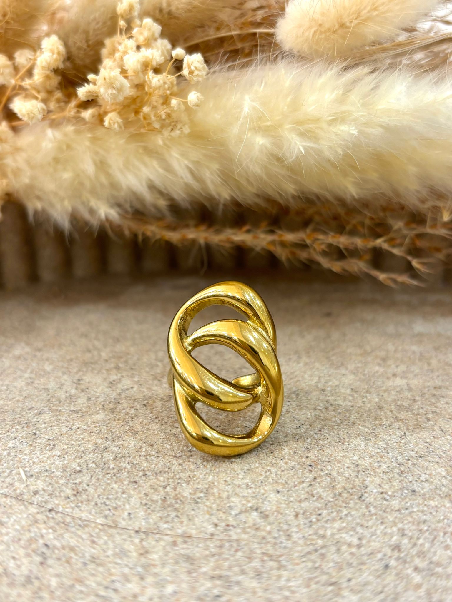 Bague Zéphira en acier inoxydable