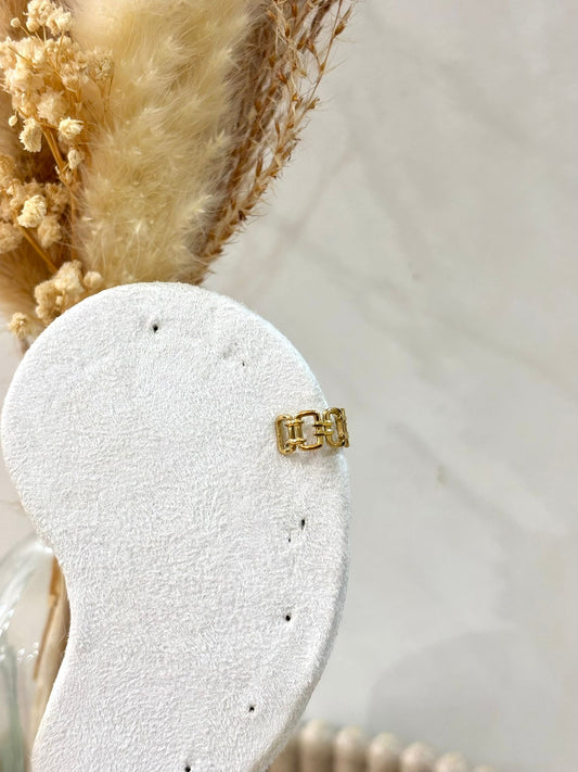 Bijou d'oreille Thais en acier inoxydable