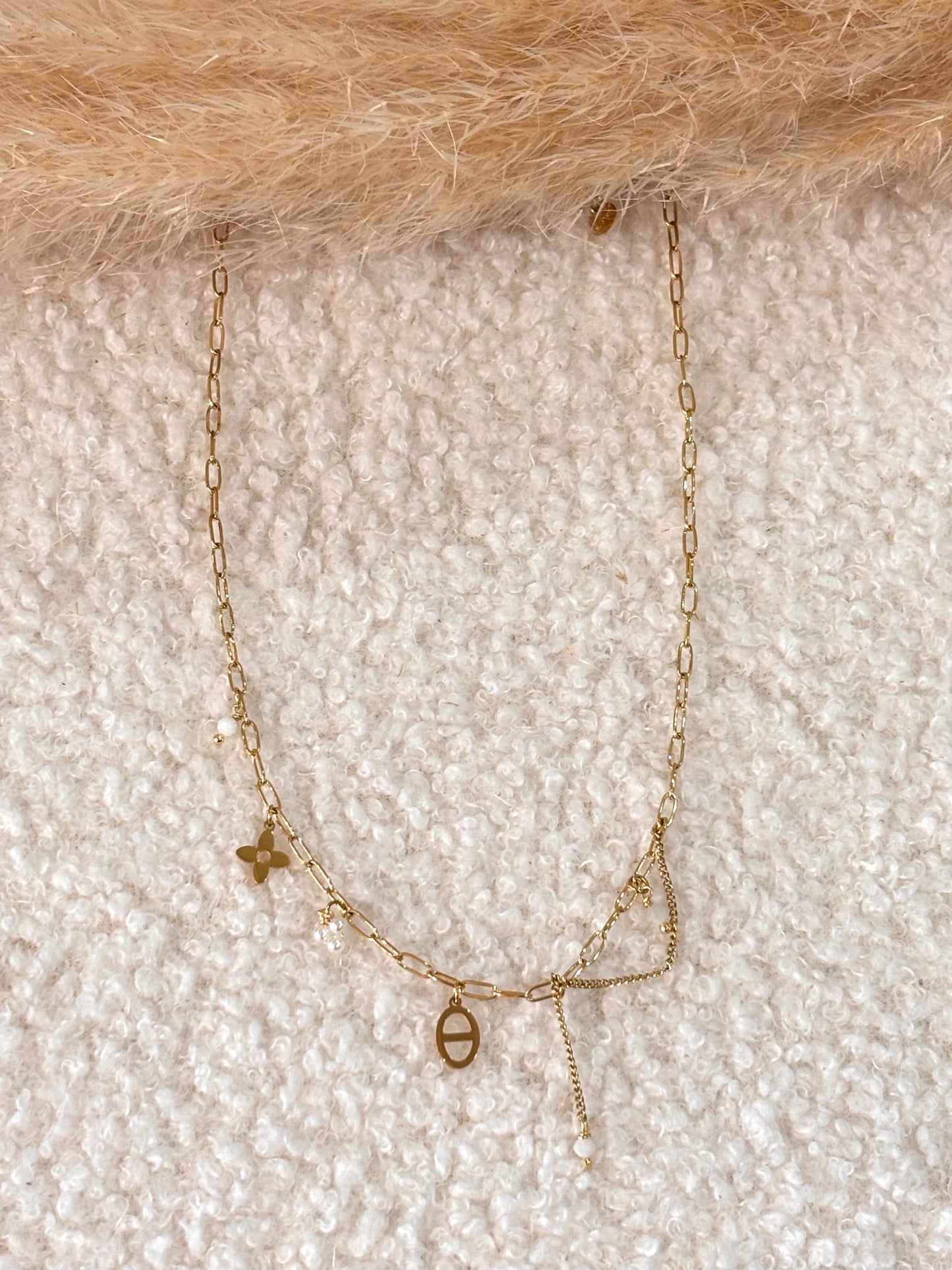 Collier à breloques Lana en acier inoxydable