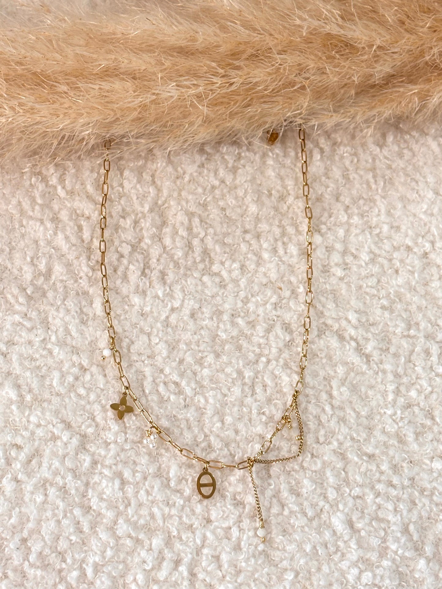 Collier à breloques Lana en acier inoxydable