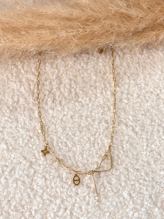 Collier à breloques Lana en acier inoxydable