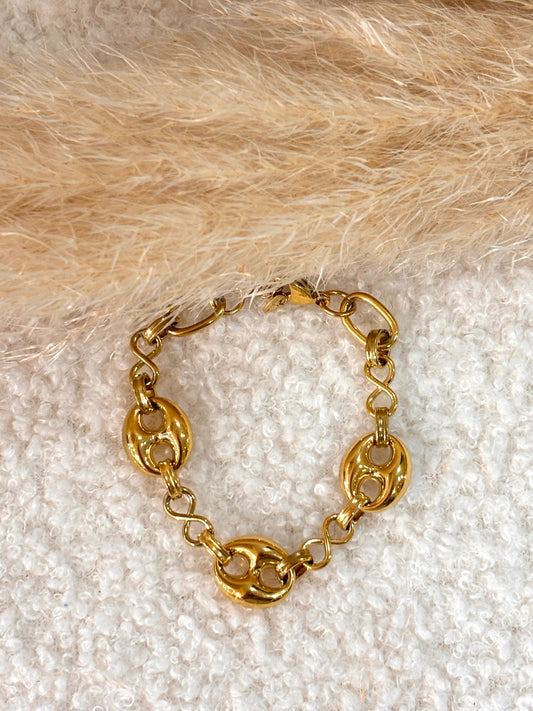 Bracelet à breloques Héloïse en acier inoxydable