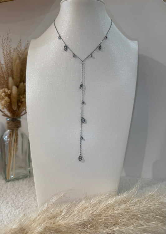 Collier Y best seller Elsa en acier inoxydable