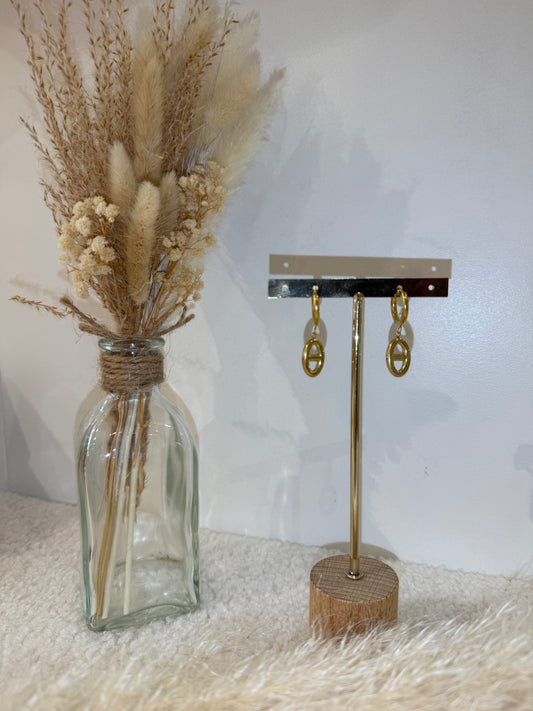 Boucles d'oreilles best seller Bertille en acier inoxydable
